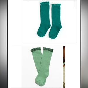 Little Stocking Co. bundle of 2 Lace Top Knee Highs